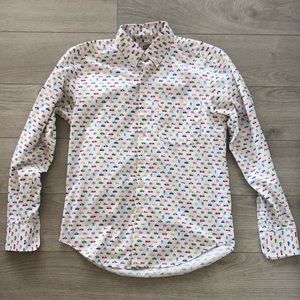 Naked & Famous printed button up